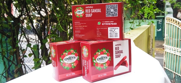 Red Sandal Soap - 100 gms