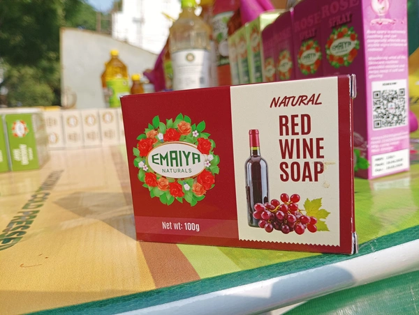 Red Wine Soap - 100 gms