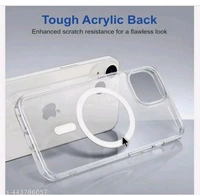 AEIDESS IPHONE 14 BACK COVER TRANS PARENT  - White