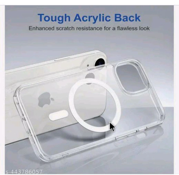 AEIDESS IPHONE 14 BACK COVER TRANS PARENT  - White