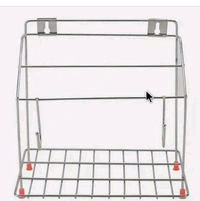 Smart Home Multiple Purpose No Waist Your Storage And The Work Of Multy perpose Stainless Still 2 Layer Storage Rganised Rake For Kitchen Holder Kitchen Rake  - Alto, steel To Layer l