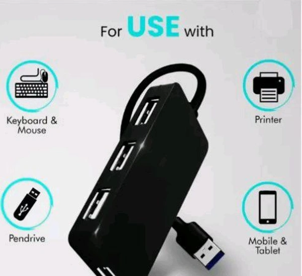PRODOT 4 IN ONE COMBO PACK WHITH KEYBOARD AND RGB MOUSE USB 3.0 TYPE C OTG  - Black