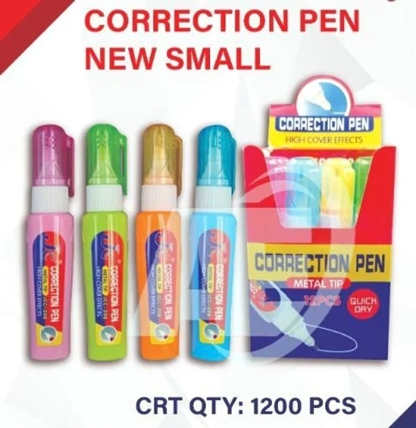 JC Correction Pen Small - Small, White