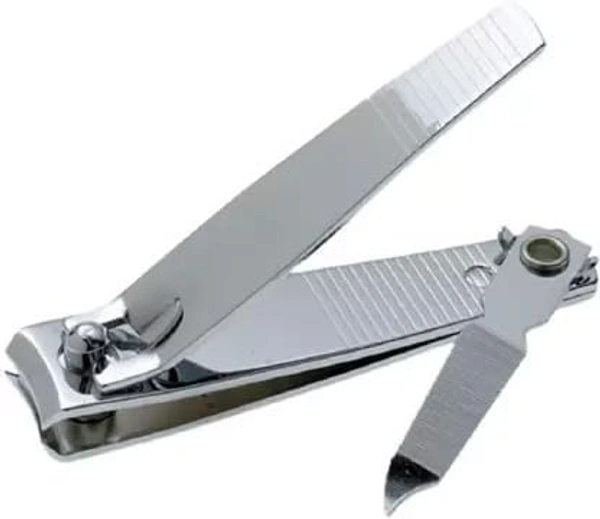 Large Nail Clippers For Men Women Nail Cutter with Toe Nail Clipper,Cuticle Cutter & Ingrown Toenail Cutter,Nails Cutter - Bigg, Silver