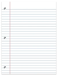 Single Line Note Book  - A4, Yellow