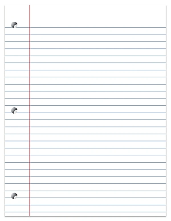 Single Line Note Book  - A4, Yellow