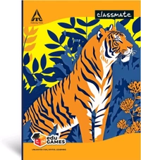Classmate Notebook | 120 Pages | Single Line | 24.0cm x 18.0cm | Pack of 4 | Ruled Notebook for School Students