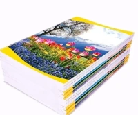Single Line Note Book  - A4, Yellow