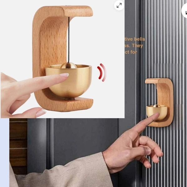 Elegant Brass Door Bell