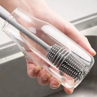 silicone bottle brush