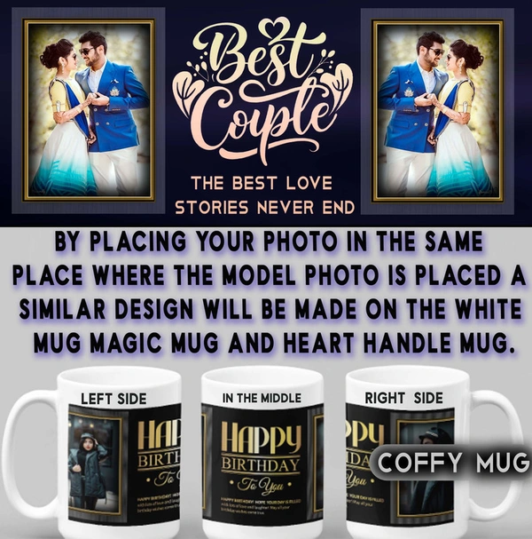 Anniversary Coffy Mug  D.N 34 - HEART HANDLE MUG