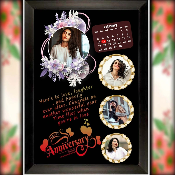 Anniversary  photo frame D.N 19 - 21*31   inch