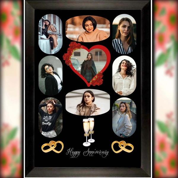 Anniversary  photo frame D.N 30 - 9*13 inch