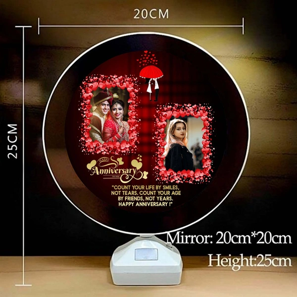 Anniversary round shape magic mirror D.N 01