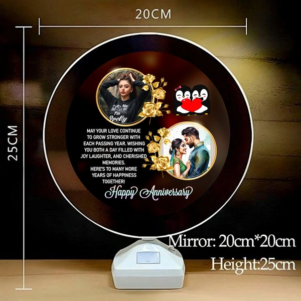 Anniversary round shape magic mirror D.N 04