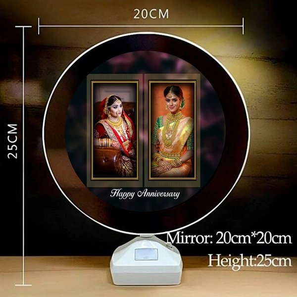 Anniversary round shape magic mirror D.N 09