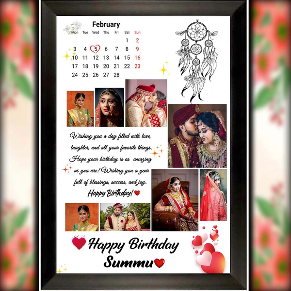 birthday photo frame D.N 06 - 25*37. Inch