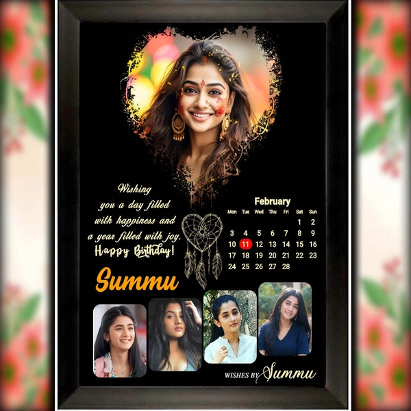 birthday photo frame D.N 08 - 25*37. Inch
