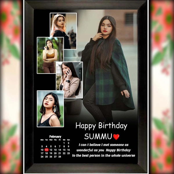 birthday photo frame D.N 12 - 9*13 inch