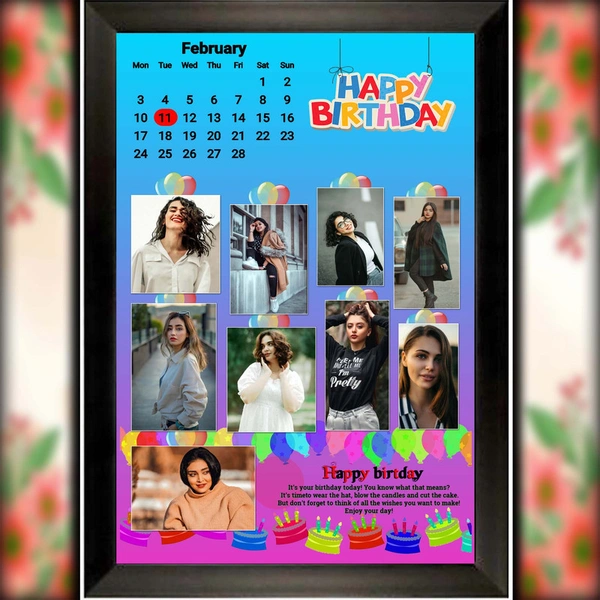 birthday photo frame D.N 13 - 9*13 inch