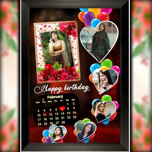 birthday photo frame D.N 14 - 13*19 inch.