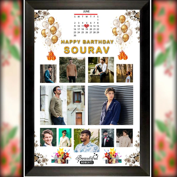 birthday photo frame D.N 19 - 25*37. Inch