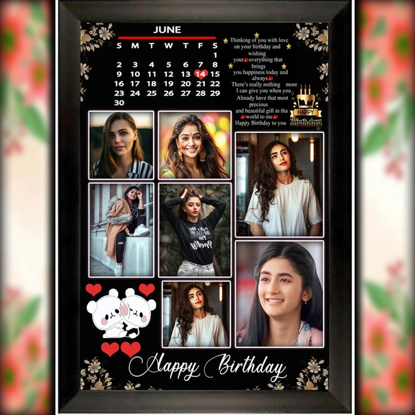 birthday photo frame D.N 22 - 9*13 inch