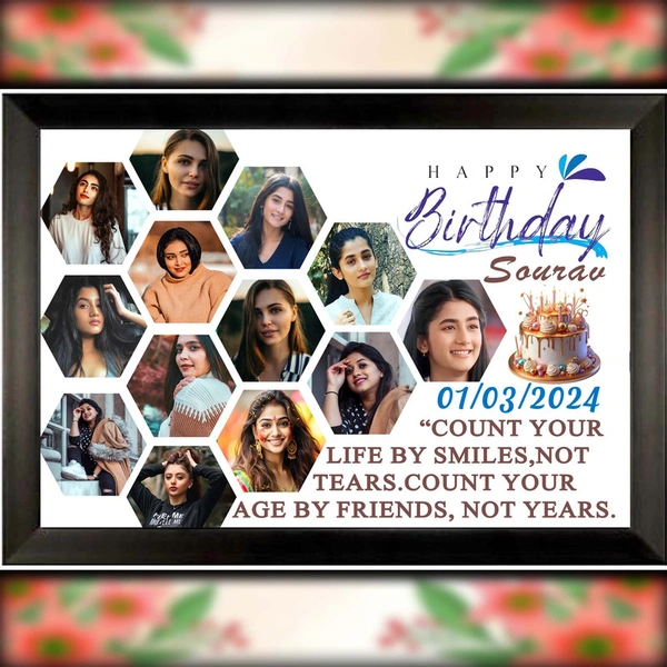birthday photo frame D.N 27 - 9*13 inch