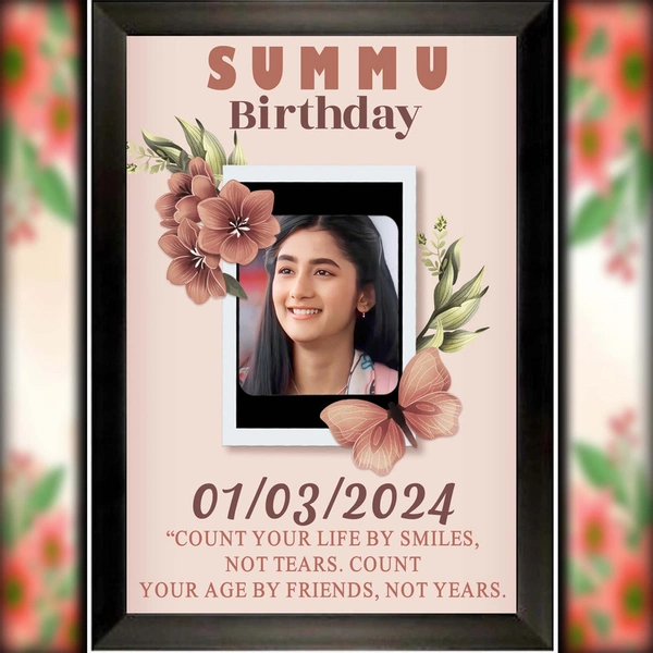 birthday photo frame D.N 28 - 25*37. Inch