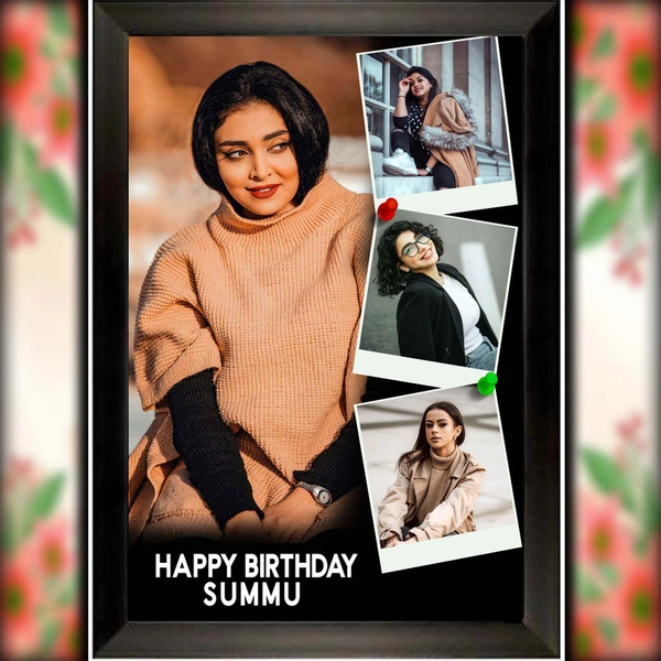 birthday photo frame D.N 37 - 13*19 inch.