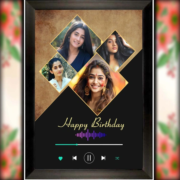 birthday photo frame D.N 42 - 25*37. Inch