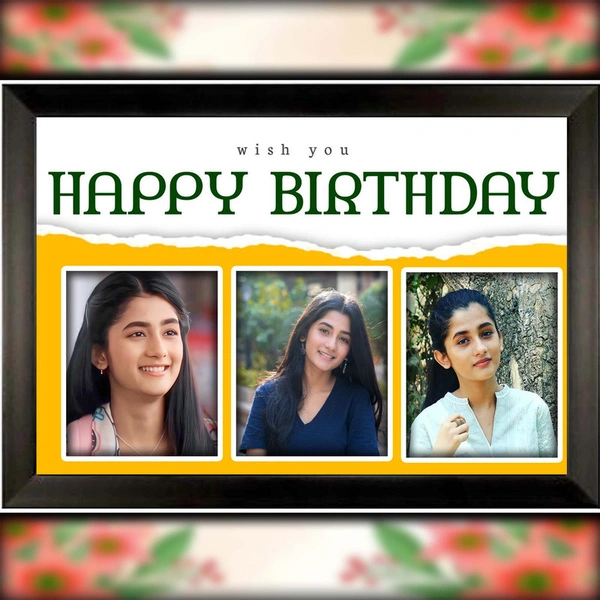 birthday photo frame D.N 50 - 13*19 inch.