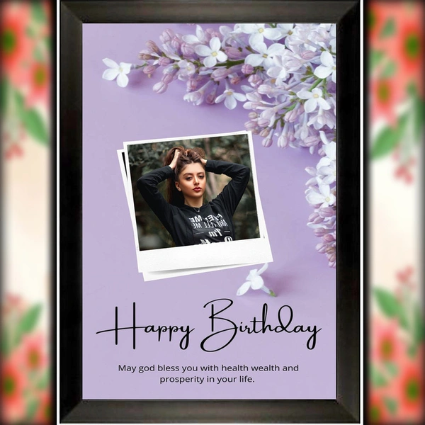 birthday photo frame D.N 53 - 9*13 inch
