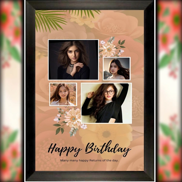 birthday photo frame D.N 54 - 13*19 inch.
