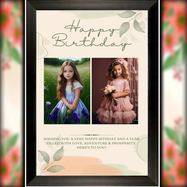 birthday photo frame D.N 59 - 25*37. Inch
