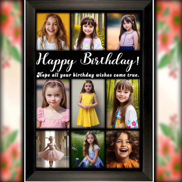 birthday photo frame D.N 61 - 9*13 inch