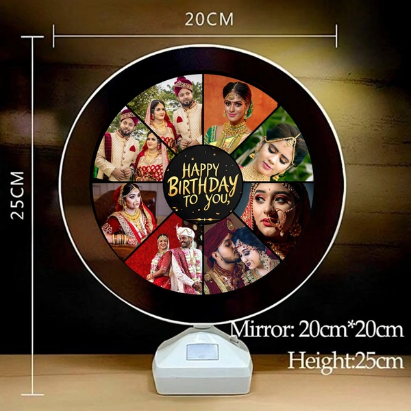 birthday round shape magic mirror D.N 03