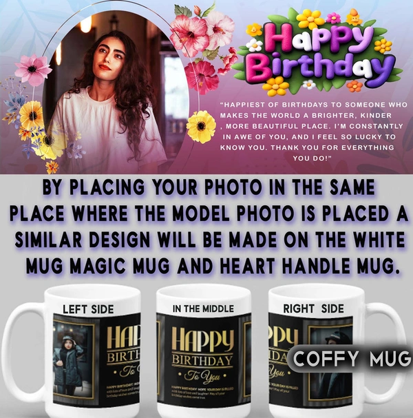 Coffy Mug For Birthday  D.N 14 - RADIUM MUG
