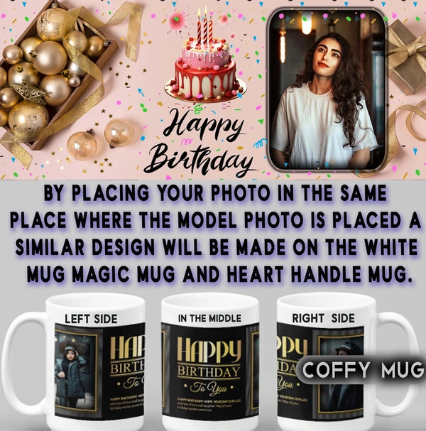 Coffy Mug For Birthday  D.N 34 - RADIUM MUG