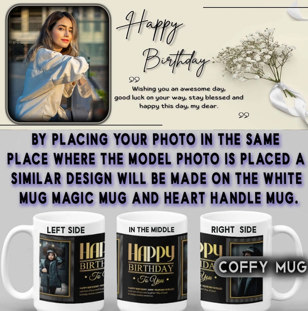 Coffy Mug For Birthday  D.N 36 - RADIUM MUG