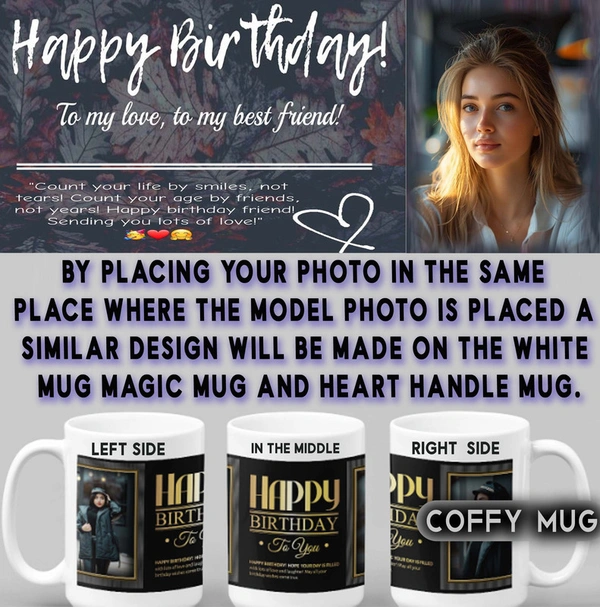 Coffy Mug For Birthday  D.N 39 - RADIUM MUG