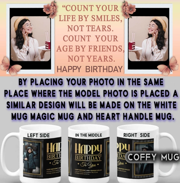 Coffy Mug For Birthday  D.N 49 - RADIUM MUG