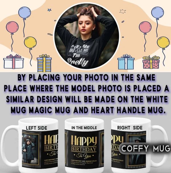 Coffy Mug For Birthday  D.N 50 - RADIUM MUG