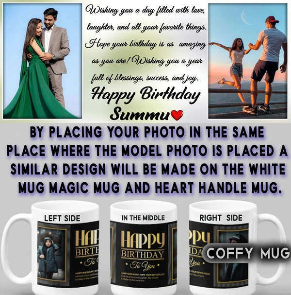 Coffy Mug For Birthday  D.N 58 - RADIUM MUG