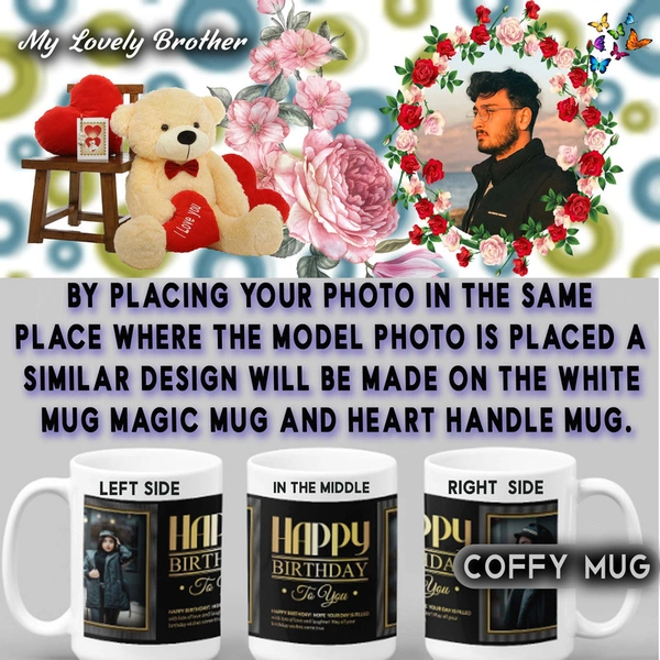 Coffy Mug For BROTHER D.N 01 - HEART HANDLE MUG