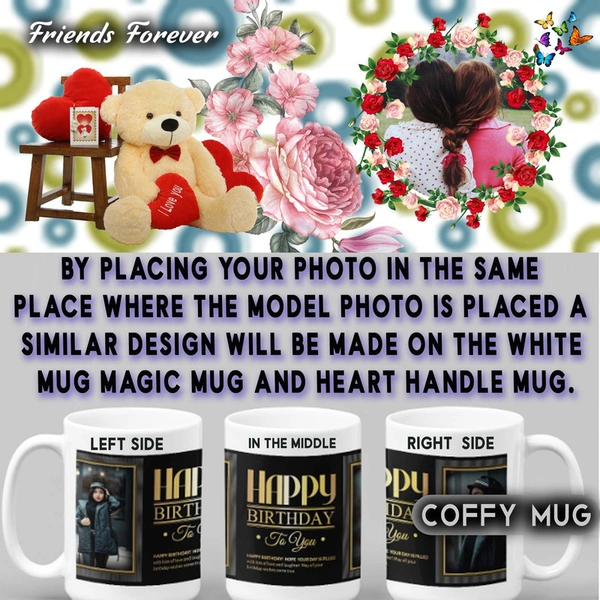 Coffy Mug For Friends D.N 01 - HEART HANDLE MUG