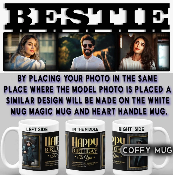 Coffy Mug For Friends D.N 04 - HEART HANDLE MUG