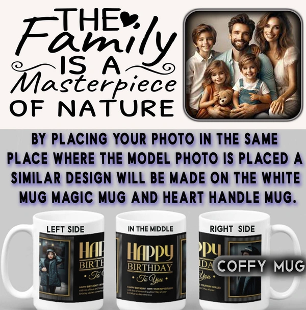 Coffy Mug For LOVELY Family D.N 02 - BLACK MUG