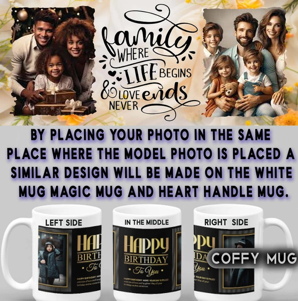 Coffy Mug For LOVELY Family D.N 04 - BLACK MUG