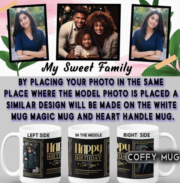 Coffy Mug For LOVELY Family D.N 05 - BLACK MUG